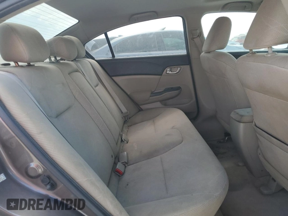 2012 Honda Civic EX with VIN 2HGFB2F80CH514042, listed as a Copart auction lot 54884795 with Not Provided miles and Clean Title. Bid and sale history available at DreamBid. Image 10.