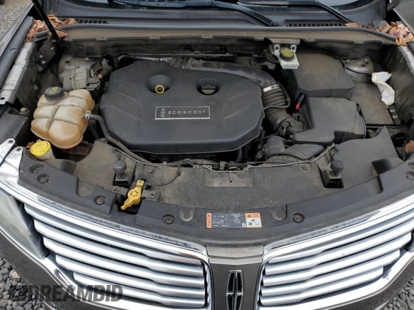 2016 Lincoln MKC Reserve with VIN 5LMTJ3DH3GUJ11911, listed as a Copart auction lot 58439465 with 107,441 mi miles and Salvage title. Bid and sale history available at DreamBid. Image 12.