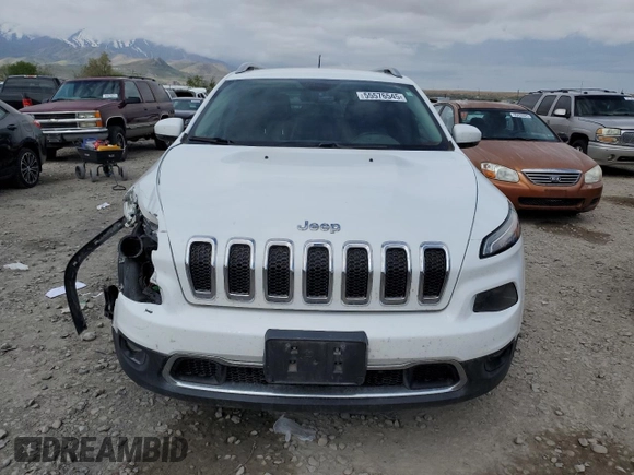 2016 Jeep Cherokee Limited with VIN 1C4PJMDS8GW106153, listed as a Copart auction lot 55576545 with 129,836 mi miles and Salvage title. Bid and sale history available at DreamBid. Image 5.