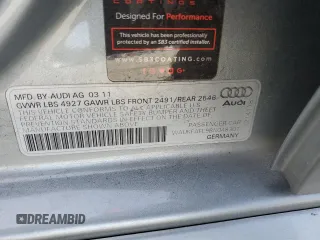 2011 Audi A4 Prestige z VIN WAUKFAFL9BN048307, wystawiony jako Copart lot #44039925 z przebiegiem 113 561 mil mil oraz Szkoda całkowita • Salvage title. Historia ofert i sprzedaży dostępna na DreamBid. Obrazek 14.