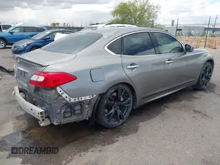 2012 Infiniti M with VIN JN1BY1AP3CM332453, listed as a IAAI auction lot 41944895 with 176,989 mi miles and . Bid and sale history available at DreamBid. Image 4.