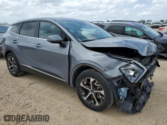 2023 Kia Sportage EX with VIN 5XYK33AF9PG084621, listed as a Copart auction lot 55252365 with 29,198 mi miles and Salvage Title. Bid and sale history available at carsss.com. Image 4.