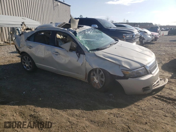 2008 Lincoln MKZ with VIN 3LNHM28T48R622271, listed as a Copart auction lot 44160135 with 112,208 mi miles and Salvage Title. Bid and sale history available at DreamBid. Image 4.