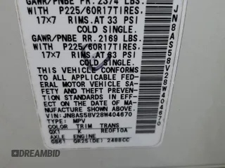 2008 Nissan Rogue SL with VIN JN8AS58V28W404670, listed as a Copart auction lot 52741815 with 191,363 mi miles and Clean Title. Bid and sale history available at DreamBid. Image 12.