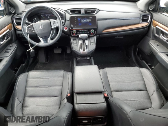 2021 Honda CR-V EX-L with VIN 7FARW2H81ME001360, listed as a Copart auction lot 48779075 with 29,758 mi miles and Salvage title. Bid and sale history available at DreamBid. Image 8.