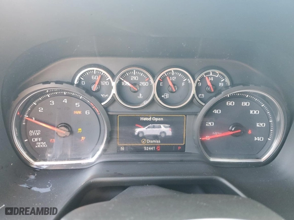 2021 Chevrolet Tahoe LT with VIN 1GNSCNKD2MR299626, listed as a Copart auction lot 86081934 with 52,441 mi miles and Salvage Title. Bid and sale history available at carsss.com. Image 9.
