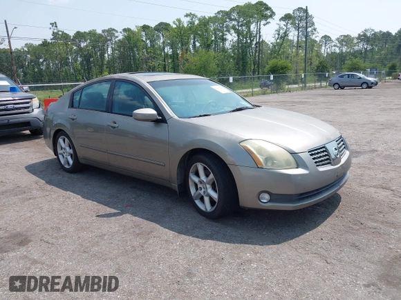 2006 Nissan Maxima SE with VIN 1N4BA41E56C805187, listed as a IAAI auction lot 42410242 with Not provided miles and . Bid and sale history available at DreamBid. Image 1.