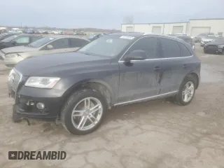 2014 Audi Q5 Premium Plus with VIN WA1LFAFP6EA020769, listed as a Copart auction lot 46146605 with 95,676 mi miles and Salvage Title. Bid and sale history available at carsss.com. Image 1.