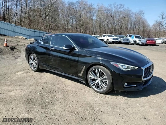 2019 Infiniti Q60 3.0t LUXE with VIN JN1EV7EL0KM291441, listed as a Copart auction lot 48387605 with 55,851 mi miles and Salvage Title. Bid and sale history available at carsss.com. Image 11.