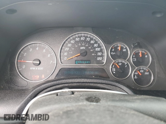 2005 GMC Envoy SLT with VIN 1GKDS13S652330496, listed as a Copart auction lot 73317234 with 191,138 mi miles and Salvage Title. Bid and sale history available at DreamBid. Image 9.