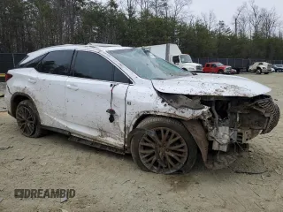 2017 Lexus RX with VIN 2T2BZMCA3HC106448, listed as a Copart auction lot 48608475 with 0 mi miles and Salvage Title. Bid and sale history available at carsss.com. Image 4.