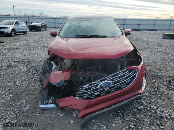 2019 Ford Edge Titanium with VIN 2FMPK3K90KBC31922, listed as a Copart auction lot 42017345 with 143,902 mi miles and Salvage Title. Bid and sale history available at carsss.com. Image 5.