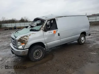2009 Ford Econoline Cargo Commercial with VIN 1FTNE14W69DA78011, listed as a Copart auction lot 52593765 with 29,787 mi miles and Salvage Title. Bid and sale history available at DreamBid. Image 1.