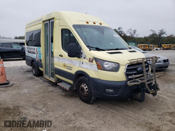 2020 Ford Transit with VIN 1FDVU4X87LKA26743, listed as a Copart auction lot 86525094 with 212,263 mi miles and Salvage Title. Bid and sale history available at DreamBid. Image 4.