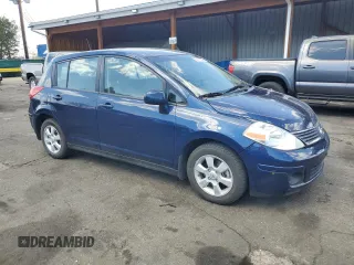 2008 Nissan Versa 1.8 S with VIN 3N1BC13E08L460256, listed as a Copart auction lot 53116335 with 163,223 mi miles and Salvage Title. Bid and sale history available at carsss.com. Image 4.