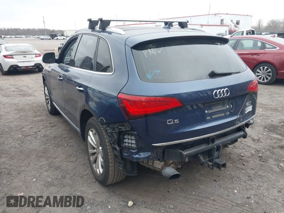 2016 Audi Q5 Premium Plus with VIN WA1L2AFP4GA046673, listed as a IAAI auction lot 41012010 with 52,553 mi miles. Bid and sale history available at carsss.com. Image 3.