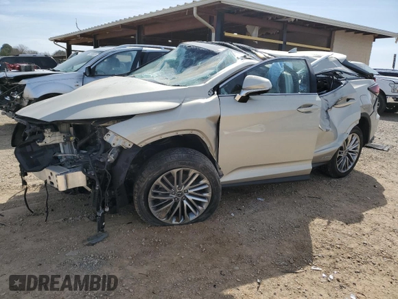 2021 Lexus RX with VIN 2T2JGMDA4MC071347, listed as a Copart auction lot 48151965 with 77,802 mi miles and Salvage Title. Bid and sale history available at carsss.com. Image 1.