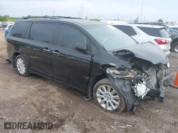 2015 Toyota Sienna Limited with VIN 5TDDK3DC9FS103425, listed as a IAAI auction lot 42129637 with 88,830 mi miles and . Bid and sale history available at DreamBid. Image 1.