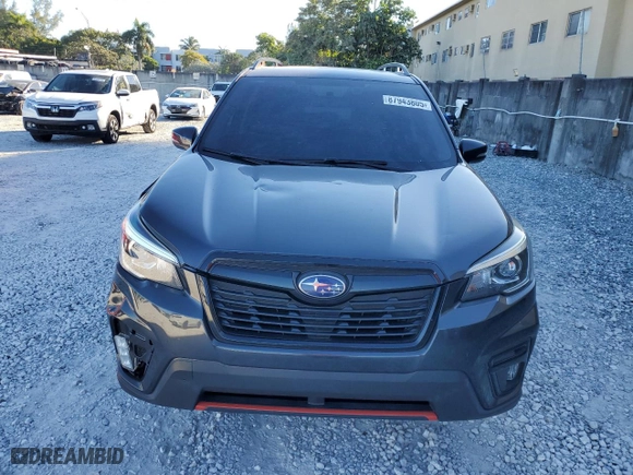 2019 Subaru Forester Sport with VIN JF2SKAPC7KH482514, listed as a Copart auction lot 87943805 with 109,586 mi miles and Non Repairable. Bid and sale history available at carsss.com. Image 5.