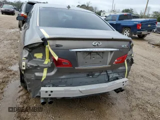 2008 Infiniti M with VIN JNKAY01E58M600619, listed as a Copart auction lot 45936145 with 134,958 mi miles and Salvage title. Bid and sale history available at DreamBid. Image 6.
