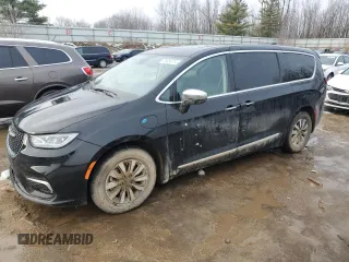 2022 Chrysler Pacifica Hybrid Limited z VIN 2C4RC1S75NR216020, wystawiony jako Copart lot #85856714 z przebiegiem 21 247 mil mil oraz Szkoda całkowita • Salvage title. Historia ofert i sprzedaży dostępna na DreamBid. Obrazek 1.
