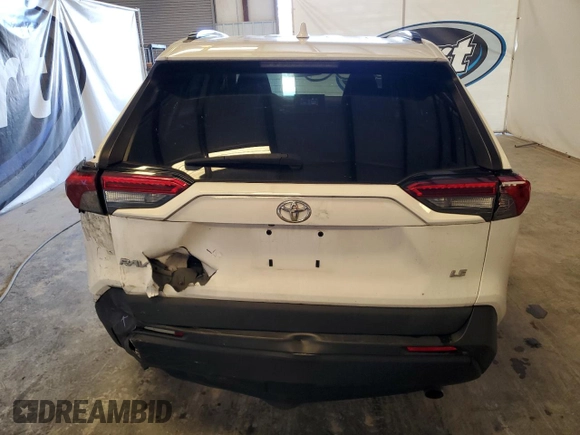 2019 Toyota RAV4 LE with VIN 2T3K1RFV5KW048881, listed as a Copart auction lot 51611345 with 128,428 mi miles and Non Repairable. Bid and sale history available at carsss.com. Image 6.