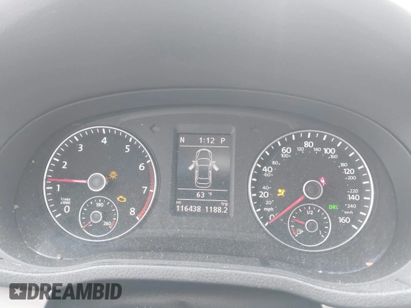 2014 Volkswagen Passat SE with VIN 1VWBT7A32EC070023, listed as a IAAI auction lot 42202567 with 116,438 mi miles and . Bid and sale history available at DreamBid. Image 7.