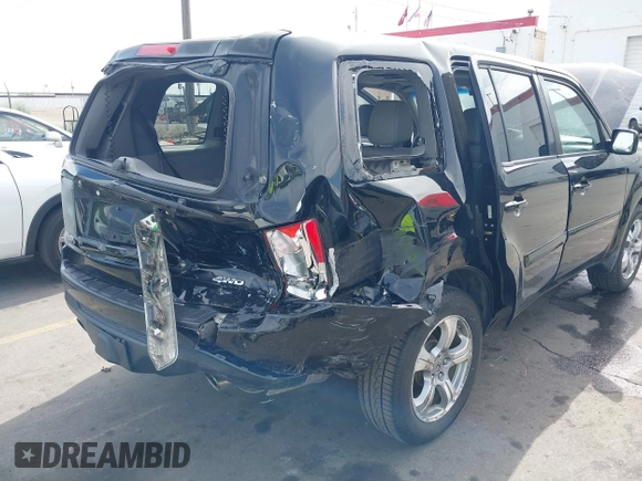 2012 Honda Pilot EX-L with VIN 5FNYF4H68CB045923, listed as a IAAI auction lot 42438452 with 231,037 mi miles and . Bid and sale history available at DreamBid. Image 6.