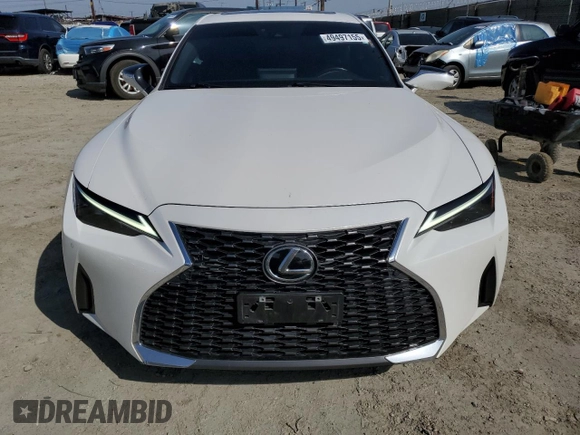 2021 Lexus IS 300 with VIN JTHCA1D29M5115814, listed as a Copart auction lot 49497155 with 40,852 mi miles and Salvage title. Bid and sale history available at DreamBid. Image 5.