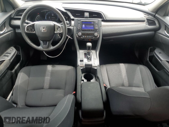 2020 Honda Civic LX with VIN 2HGFC2F66LH583457, listed as a Copart auction lot 52914075 with 36,011 mi miles and Salvage title. Bid and sale history available at DreamBid. Image 8.