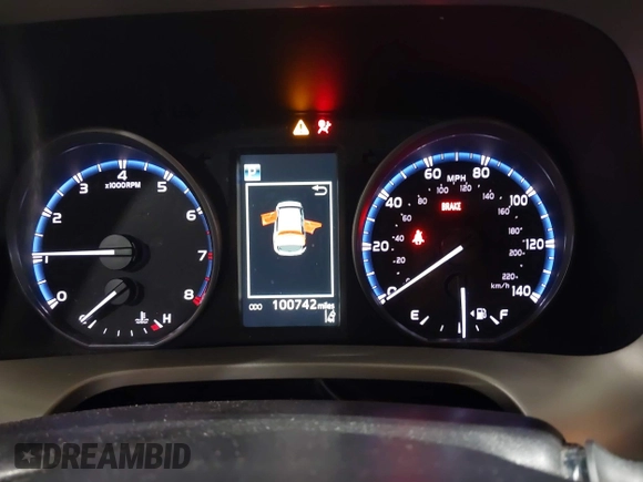 2017 Toyota RAV4 LE with VIN 2T3BFREV8HW571887, listed as a IAAI auction lot 41612815 with 100,742 mi miles and . Bid and sale history available at DreamBid. Image 7.