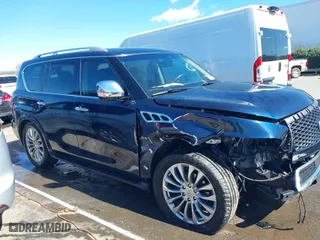 2017 Infiniti QX80 with VIN JN8AZ2NC9H9431960, listed as a IAAI auction lot 41725582 with 1 mi miles. Bid and sale history available at carsss.com. Image 13.