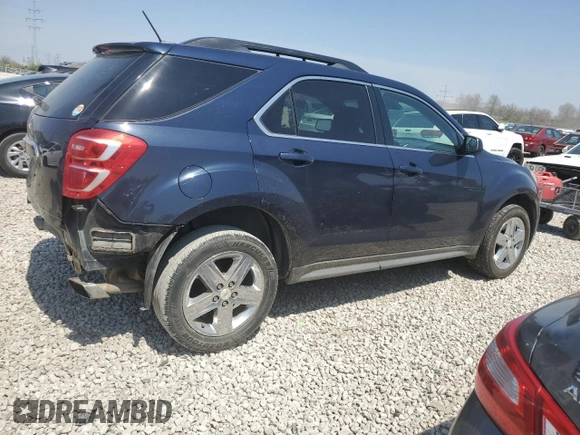 2016 Chevrolet Equinox LT z VIN 2GNFLFE39G6140760, wystawiony jako Copart lot #53374615 z przebiegiem 146 732 mil mil oraz Szkoda całkowita • Salvage title. Historia ofert i sprzedaży dostępna na DreamBid. Obrazek 3.