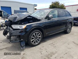 2022 Audi Q7 Premium Plus with VIN WA1LJBF75ND010480, listed as a Copart auction lot 59338214 with 14,851 mi miles and Salvage title. Bid and sale history available at DreamBid. Image 1.