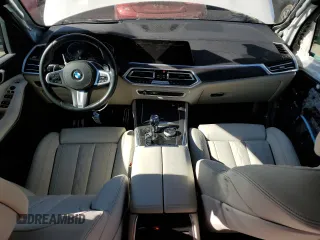 2022 BMW X5 sDrive40i with VIN 5UXCR4C01N9J97204, listed as a Copart auction lot 88157405 with 34,788 mi miles and Salvage Title. Bid and sale history available at carsss.com. Image 8.