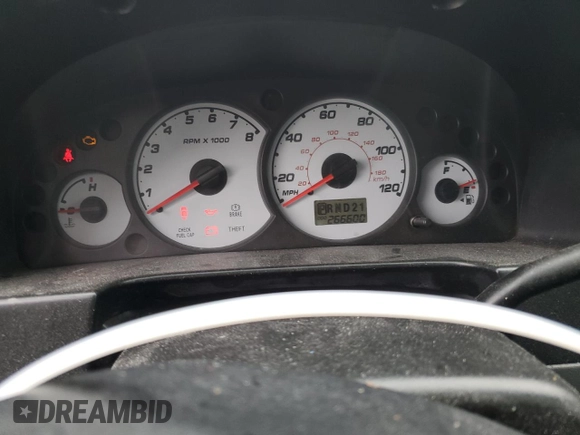 2003 Ford Escape XLS Popular with VIN 1FMYU02173KB43156, listed as a Copart auction lot 51534495 with 266,600 mi miles and Salvage title. Bid and sale history available at DreamBid. Image 9.