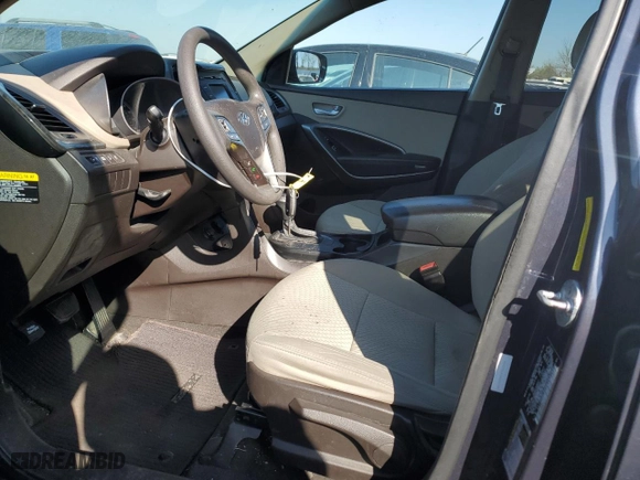 2017 Hyundai Santa Fe Sport 2.4L with VIN 5XYZT3LBXHG393749, listed as a Copart auction lot 47776314 with 110,869 mi miles and Salvage Title. Bid and sale history available at carsss.com. Image 7.