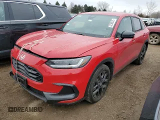 2024 Honda HR-V Sport with VIN 3CZRZ2H59RM763213, listed as a Copart auction lot 52388375 with 65,860 mi miles and Salvage title. Bid and sale history available at DreamBid. Image 1.