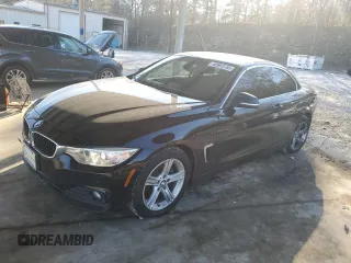 2015 BMW 4 Series 428i with VIN WBA3V7C5XF5A24526, listed as a Copart auction lot 46983755 with 80,158 mi miles and Salvage Title. Bid and sale history available at carsss.com. Image 1.