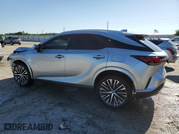 2024 Lexus RX 350 z VIN 2T2BAMBA8RC031370, wystawiony jako Copart lot #53081615 z przebiegiem 7 440 mil mil oraz Nie do naprawy • Non repairable. Historia ofert i sprzedaży dostępna na DreamBid. Obrazek 2.