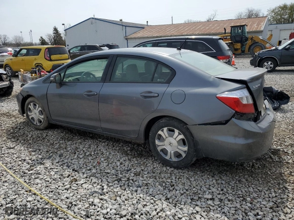 2012 Honda Civic Hybrid with VIN JHMFB4F2XCS009137, listed as a Copart auction lot 50694405 with 142,807 mi miles and Salvage Title. Bid and sale history available at carsss.com. Image 2.