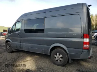 2015 Mercedes-Benz Sprinter Crew with VIN WD4PE7DC0FP171379, listed as a Copart auction lot 48036415 with 74,236 mi miles and Salvage Title. Bid and sale history available at carsss.com. Image 2.