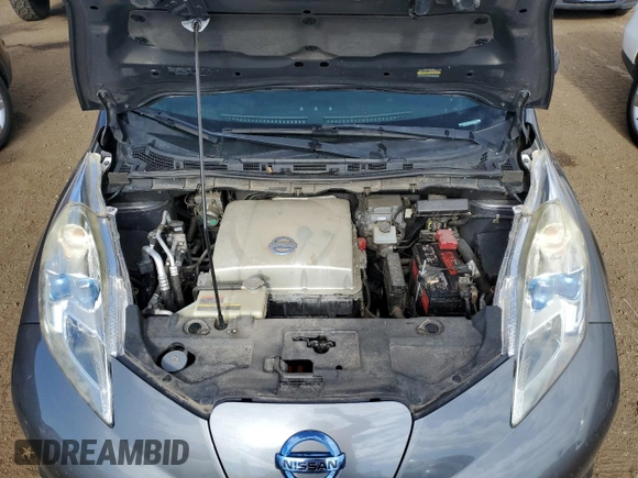 2015 Nissan LEAF SV with VIN 1N4AZ0CP5FC325081, listed as a Copart auction lot 62681513 with 90,329 mi miles. Bid and sale history available at carsss.com. Image 11.