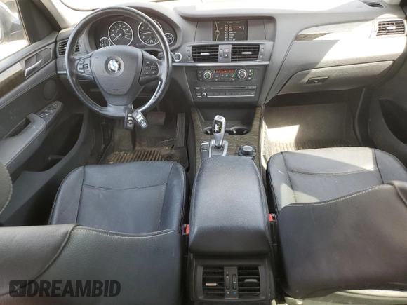 2013 BMW X3 xDrive28i with VIN 5UXWX9C57D0A20612, listed as a Copart auction lot 52385895 with 146,257 mi miles and Salvage Title. Bid and sale history available at DreamBid. Image 8.