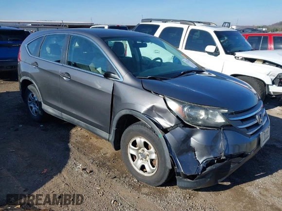 2014 Honda CR-V LX with VIN 2HKRM4H39EH634676, listed as a IAAI auction lot 41233279 with 153,761 mi miles and . Bid and sale history available at carsss.com. Image 1.
