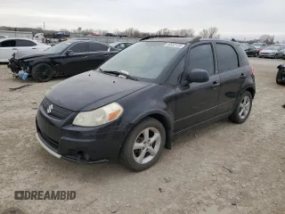 2007 Suzuki SX4 with VIN JS2YB413075100843, listed as a Copart auction lot 48932125 with 209,663 mi miles and Salvage Title. Bid and sale history available at carsss.com. Image 1.