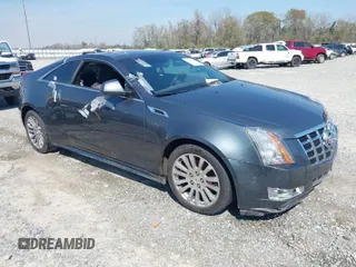 2013 Cadillac CTS Coupe Premium with VIN 1G6DP1E32D0130859, listed as a IAAI auction lot 41845970 with 221,864 mi miles. Bid and sale history available at carsss.com. Image 1.