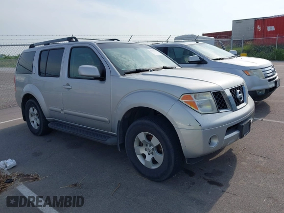 2006 Nissan Pathfinder SE with VIN 5N1AR18W36C614259, listed as a IAAI auction lot 42640344 with 127,300 mi miles and . Bid and sale history available at DreamBid. Image 1.