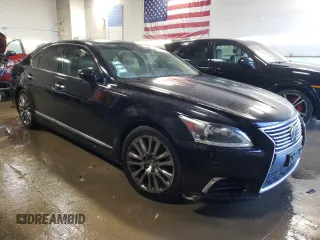 2017 Lexus LS with VIN JTHBL5EF1H5145684, listed as a Copart auction lot 79735864 with 96,950 mi miles and Salvage Title. Bid and sale history available at carsss.com. Image 4.
