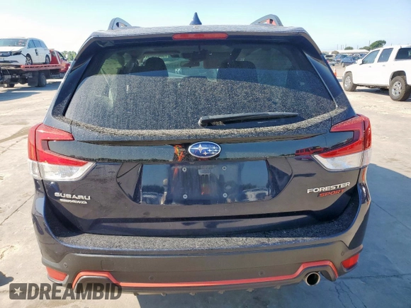 2022 Subaru Forester Special Sports with VIN JF2SKAJC6NH504922, listed as a Copart auction lot 58099205 with 47,648 mi miles and Salvage title. Bid and sale history available at DreamBid. Image 6.